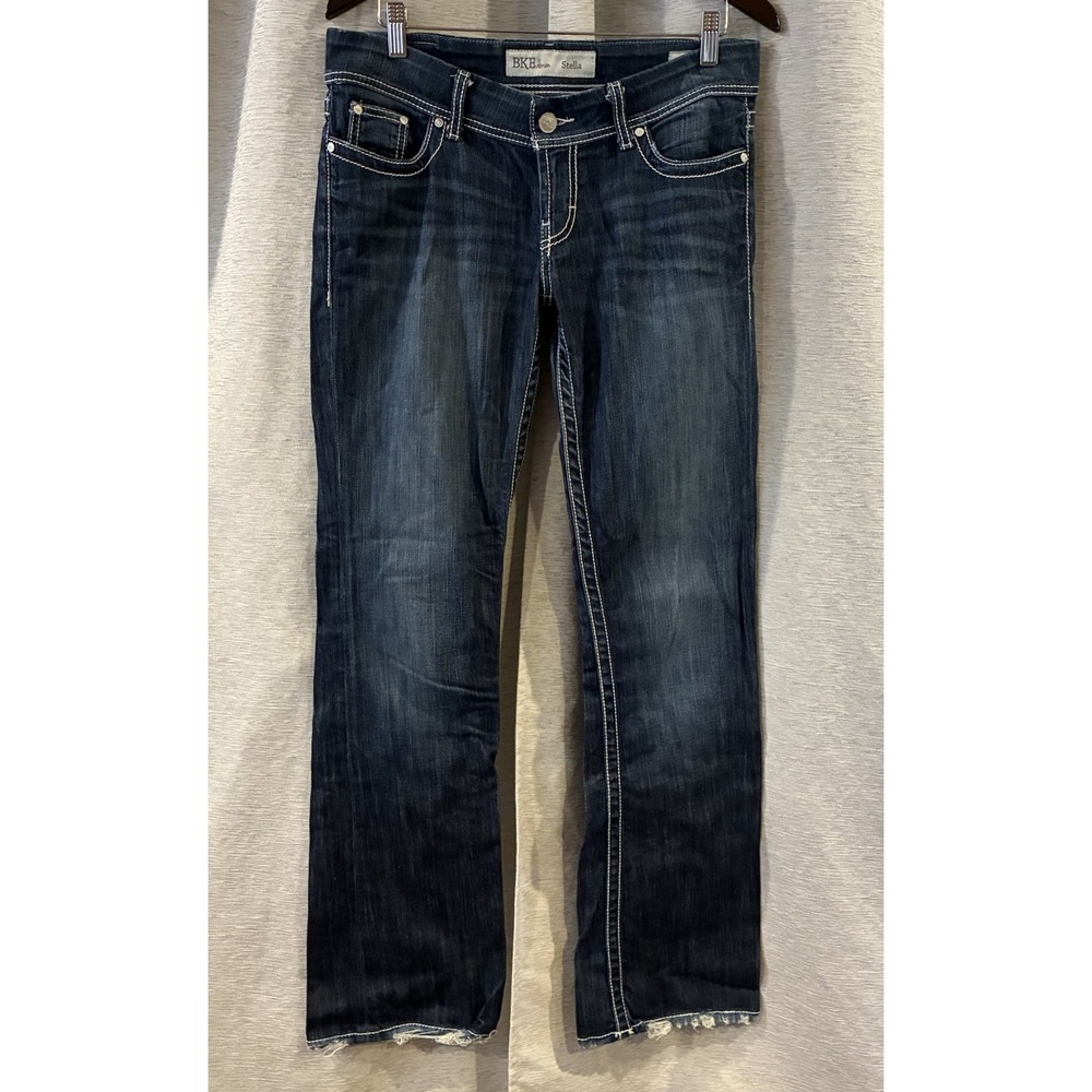 Buckle BKE Stella Low Rise Bootcut Jeans Size 29X33.5 Festival Cowgirl Western